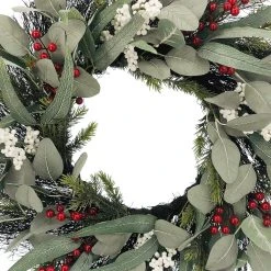 Cheap 😍 24" Eucalyptus & Berries Wreath by Ashland® ✔️ -Ashlandty Shop 10699046 2