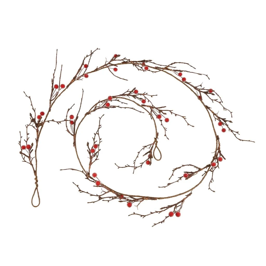 Hot Sale โค๏ธ 5ft. Twig Garland with Sugared Berries by Ashland® ๐ 4 Hot Sale โค๏ธ 5ft. Twig Garland with Sugared Berries by Ashland® ๐ - Image 2
