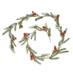 Buy 🎁 5ft. Pine Leaf Coil Garland with Berries by Ashland® ✨ -Ashlandty Shop 10699050 2