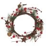 Discount 🤩 5ft. Pinecone Red Berry Star Pine Coiled Garland by Ashland® 😍 -Ashlandty Shop 10699055 1