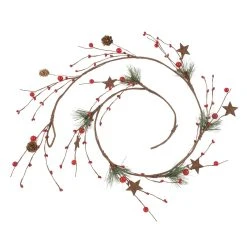 Discount 🤩 5ft. Pinecone Red Berry Star Pine Coiled Garland by Ashland® 😍 5 Discount 🤩 5ft. Pinecone Red Berry Star Pine Coiled Garland by Ashland® 😍 -Ashlandty Shop 10699055 2