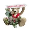 Best Pirce ⭐ 6" Happy Holidays Bear Accent by Ashland® 🌟 -Ashlandty Shop 10699085 1