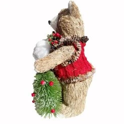 New ✨ 9" Standing Bear Accent with 🔔 Christmas Foliage by Ashland® ❤️ -Ashlandty Shop 10699090 2
