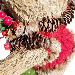 New ✨ 9" Standing Bear Accent with 🔔 Christmas Foliage by Ashland® ❤️ -Ashlandty Shop 10699090 3