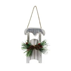 Promo ⌛ Assorted Metal Sled Ornament by Ashland® ⌛ -Ashlandty Shop 10699176 4