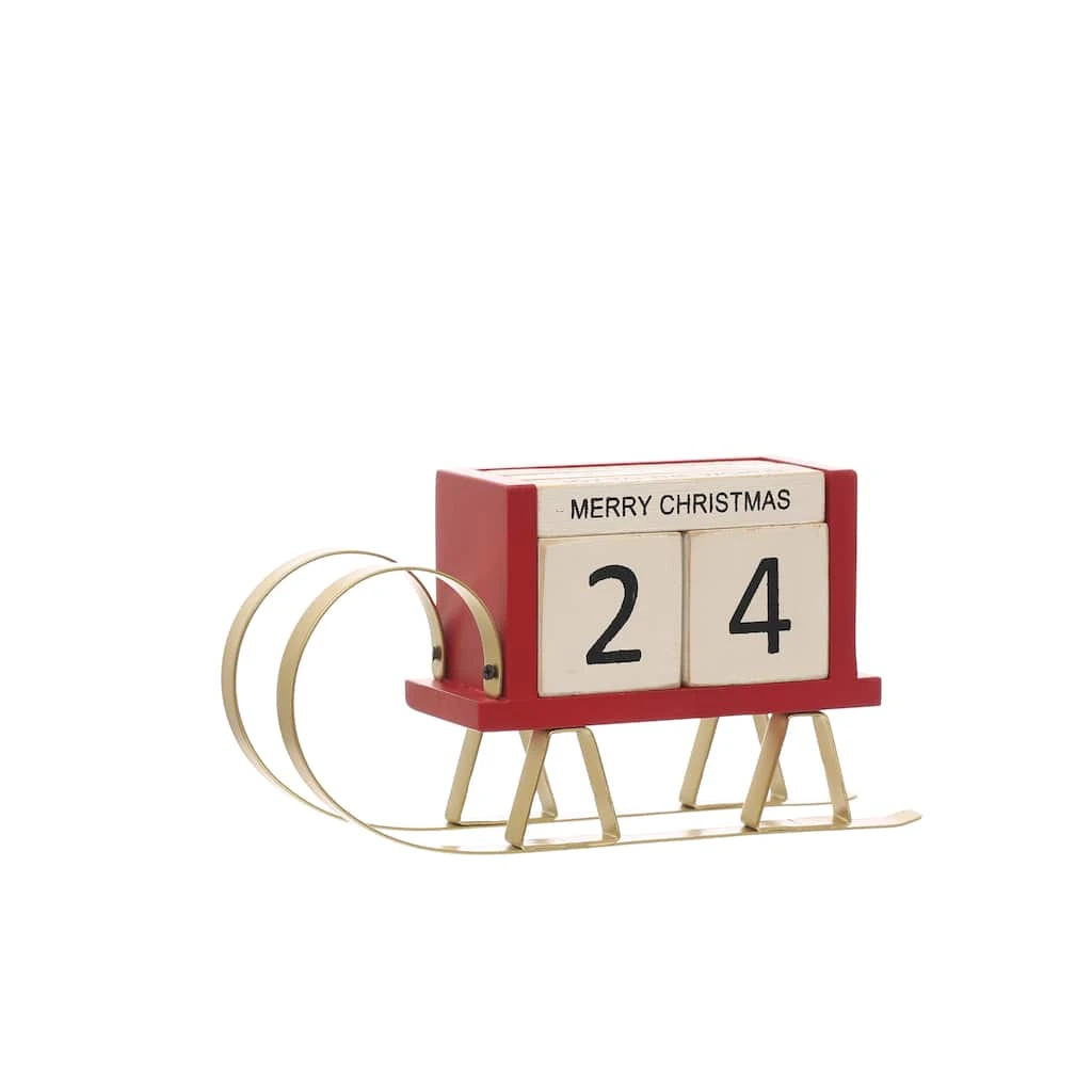 Wholesale π 8" Sleigh Countdown Tabletop Accent by Ashland® π 3 Wholesale π 8" Sleigh Countdown Tabletop Accent by Ashland® π