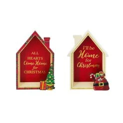 Wholesale ❤️ Assorted 8'' House 😀 Christmas Tabletop Sign by Ashland® ✨