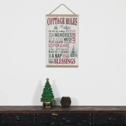 Brand new 👏 Cottage Rules Wall Sign by Ashland® 💯 -Ashlandty Shop 10699209 3