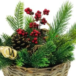 Deals 🎁 Pine, Pinecone & Bells Basket Arrangement by Ashland® ✨ -Ashlandty Shop 10699234 2