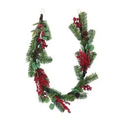 Flash Sale ⭐ 6ft. Eucalyptus & Red Berries Garland by Ashland® ✔️ -Ashlandty Shop 10699356 3