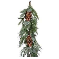 Best Pirce ✔️ 6ft. Mixed Pine, Pinecone & Eucalyptus Garland by Ashland® 🥰