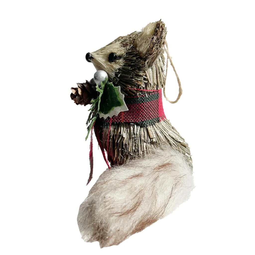 New 👍 4'' Fox with Plaid Scarf ❄ Christmas Ornament by Ashland® 🥰 4 New 👍 4'' Fox with Plaid Scarf ❄ Christmas Ornament by Ashland® 🥰 - Image 2