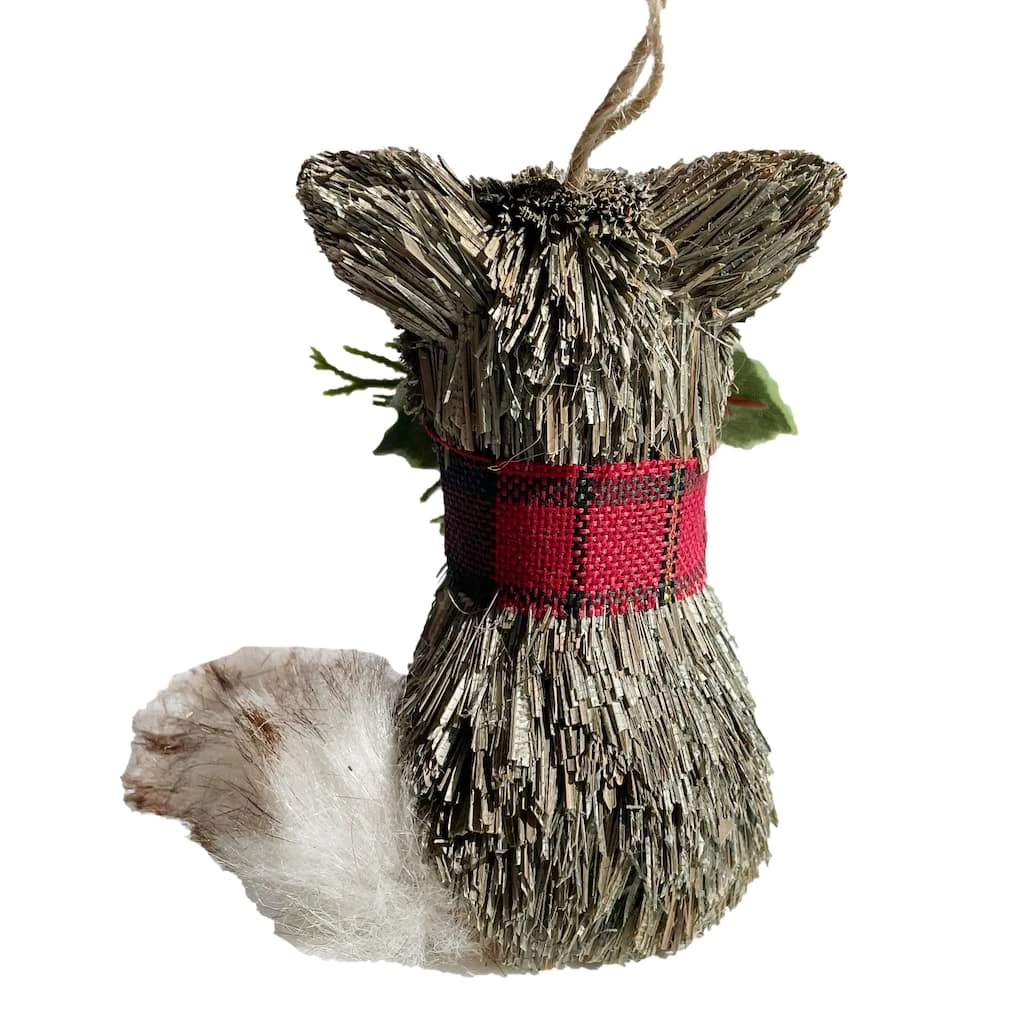 New 👍 4'' Fox with Plaid Scarf ❄ Christmas Ornament by Ashland® 🥰 5 New 👍 4'' Fox with Plaid Scarf ❄ Christmas Ornament by Ashland® 🥰 - Image 3