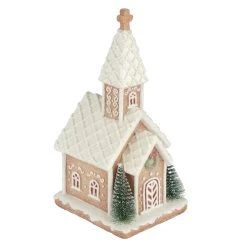 Budget 💯 8.5" Gingerbread Church Tabletop Accent by Ashland® 😉 -Ashlandty Shop 10699521 2