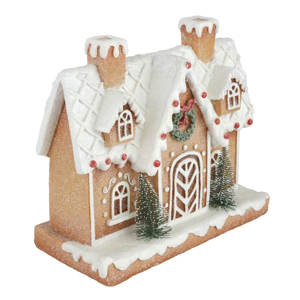 Buy ❤️ 8" Snowy Tabletop Gingerbread House by Ashland® 💯 4 Buy ❤️ 8" Snowy Tabletop Gingerbread House by Ashland® 💯 - Image 2