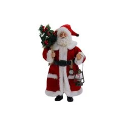 Coupon ✨ 11" Traditional Santa with Lamp Figure by Ashland® 🎉