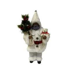 Budget 🎉 10.5" Traditional Santa with Bear Figure by Ashland® ⌛