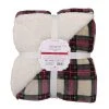 Promo ✔️ Ivory Plaid Berber Throw Blanket by Ashland® 🤩