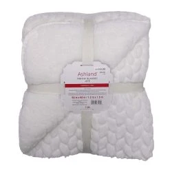Brand new 🛒 White Faux Berber Throw Blanket by Ashland® ⌛