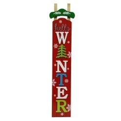 Outlet ⭐ Assorted Wood Winter Door Greeter by Ashland® ❤️ -Ashlandty Shop 10699731 3