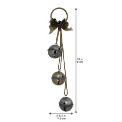 Cheapest 🔥 24" Silver and Gold 3 Bell Door Hanger by Ashland® 🧨 -Ashlandty Shop 10699743 3