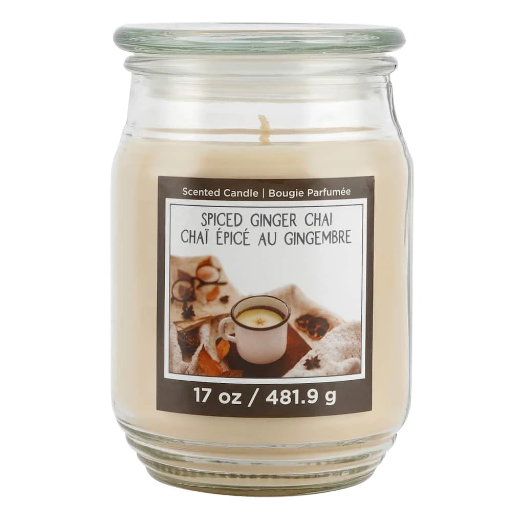 Buy ✔️ Spiced Ginger Chai Scented Jar Candle by Ashland® ✔️ 3 Buy ✔️ Spiced Ginger Chai Scented Jar Candle by Ashland® ✔️