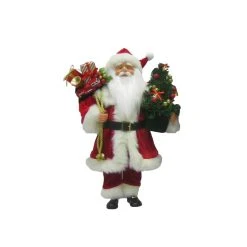 Flash Sale 🥰 16" Traditional Santa with Tree Figurine by Ashland® 😍