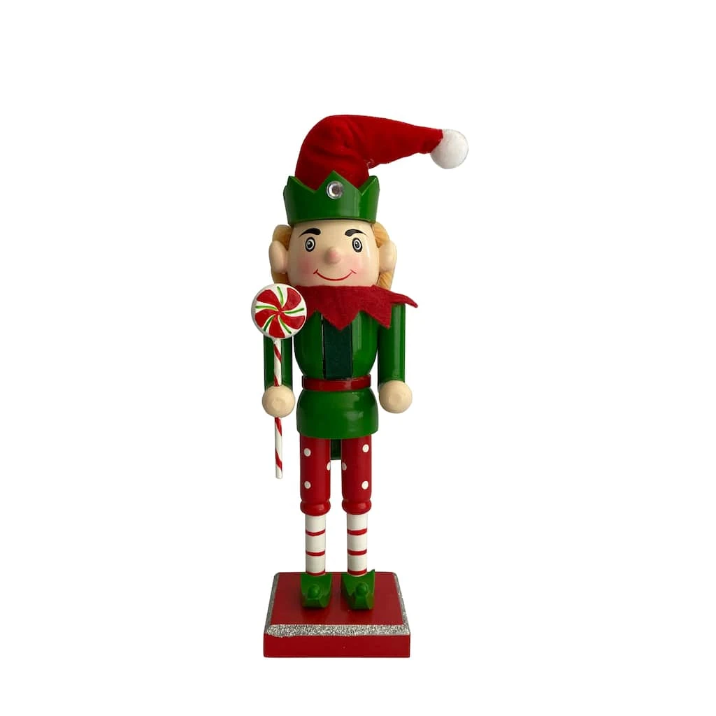 New 🥰 10" Elf Collectible Nutcracker by Ashland® ⌛ 3 New 🥰 10" Elf Collectible Nutcracker by Ashland® ⌛