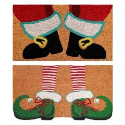 Budget ๐ Assorted Santa & Elf Feet Doormat by Ashland® ๐ฅ