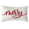 Cheap 🎁 White Knit Merry Accent Pillow by Ashland® 😉 -Ashlandty Shop 10699840 1