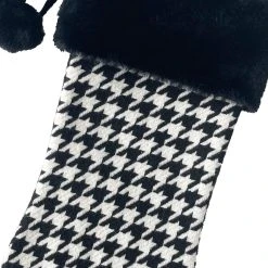 Discount 🧨 18" Houndstooth Stocking by Ashland® ✔️ -Ashlandty Shop 10699875 2