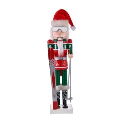 Deals 🎁 16" Santa Skier Collectible Nutcracker by Ashland® 😍