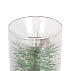 Best Pirce 🤩 6" Pine Leaf Glass Tealight Holder by Ashland® 👏 -Ashlandty Shop 10699910 3