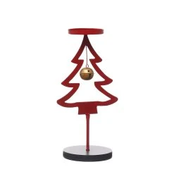 Promo ❤️ 14.5" Red Tree Pillar Candle Holder by Ashland® 🌟