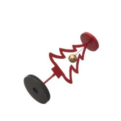 Promo ❤️ 14.5" Red Tree Pillar Candle Holder by Ashland® 🌟 -Ashlandty Shop 10699911 3