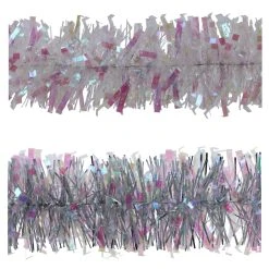 Best reviews of 👏 Assorted 12ft. Iridescent Tinsel Garland by Ashland® ⌛
