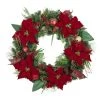 Brand new 🎁 30" Poinsettias, Pinecones, Berries & Ornaments Wreath by Ashland® ⌛ -Ashlandty Shop 10699997 1