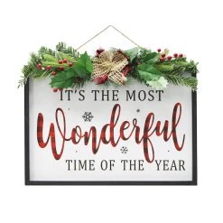 Best deal ⌛ Most Wonderful Time Of The Year Wall Sign by Ashland® 🔔