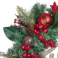 Best deal 🔔 24" Church & Red Ball Ornament Pine Wreath by Ashland® 🔔 -Ashlandty Shop 10700019 2