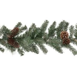 Coupon 🤩 6ft. Snowy Pine & Pinecone Garland by Ashland® ✨