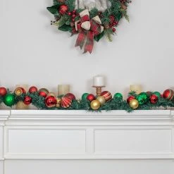 Hot Sale 😉 72" Red & Green Ornament Garland by Ashland® ❤️ -Ashlandty Shop 10700053 5