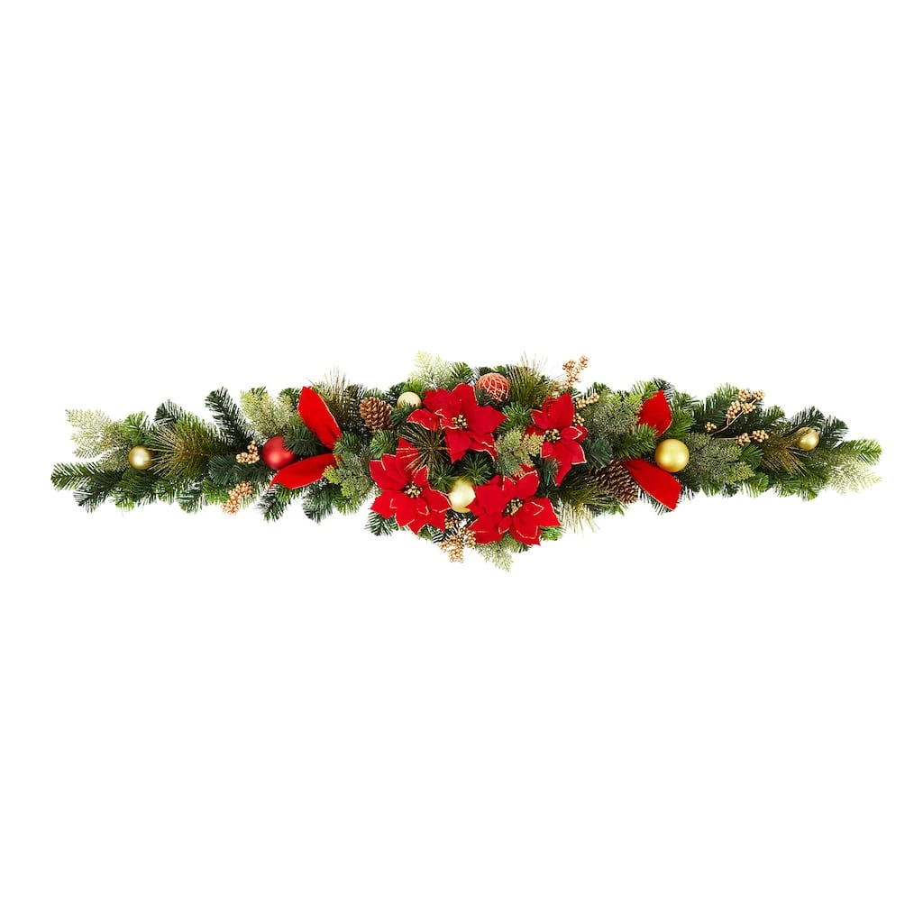 Best Pirce π₯ 72" Red Poinsettia Mixed Pine Garland by Ashland® β 3 Best Pirce π₯ 72" Red Poinsettia Mixed Pine Garland by Ashland® β