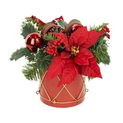 Buy 🔥 22" Christmas Floral Drum Décor by Ashland® 🔥