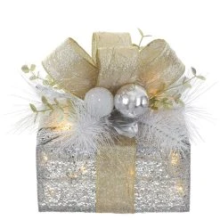 Best deal ✔️ 11" White Pine Gift Box With LED Lights by Ashland® 🌟 -Ashlandty Shop 10700061 2