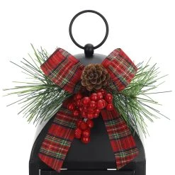 New ⭐ 12" Black Metal Lantern With LED Lights by Ashland® 🥰 -Ashlandty Shop 10700071 3