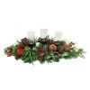 Cheapest 🎉 32" Red & Green Pine Candle Holder Arrangement with Ornaments by Ashland® 💯 -Ashlandty Shop 10700072 1