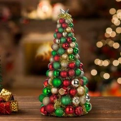 Best reviews of 👍 22" Red, Green & Gold Ornament Tree by Ashland® 🎉 -Ashlandty Shop 10700078 2
