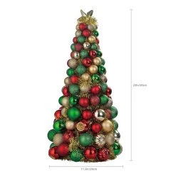 Best reviews of 👍 22" Red, Green & Gold Ornament Tree by Ashland® 🎉 -Ashlandty Shop 10700078 3