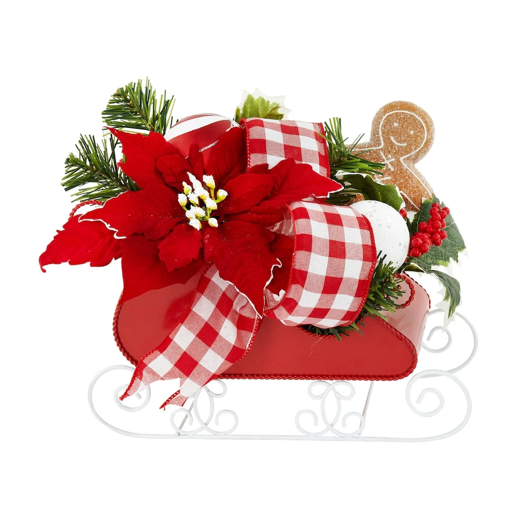 Budget ๐ฏ 12" Gingerbread & Holly Berries Sleigh Table Display by Ashland® โ๏ธ 3 Budget ๐ฏ 12" Gingerbread & Holly Berries Sleigh Table Display by Ashland® โ๏ธ
