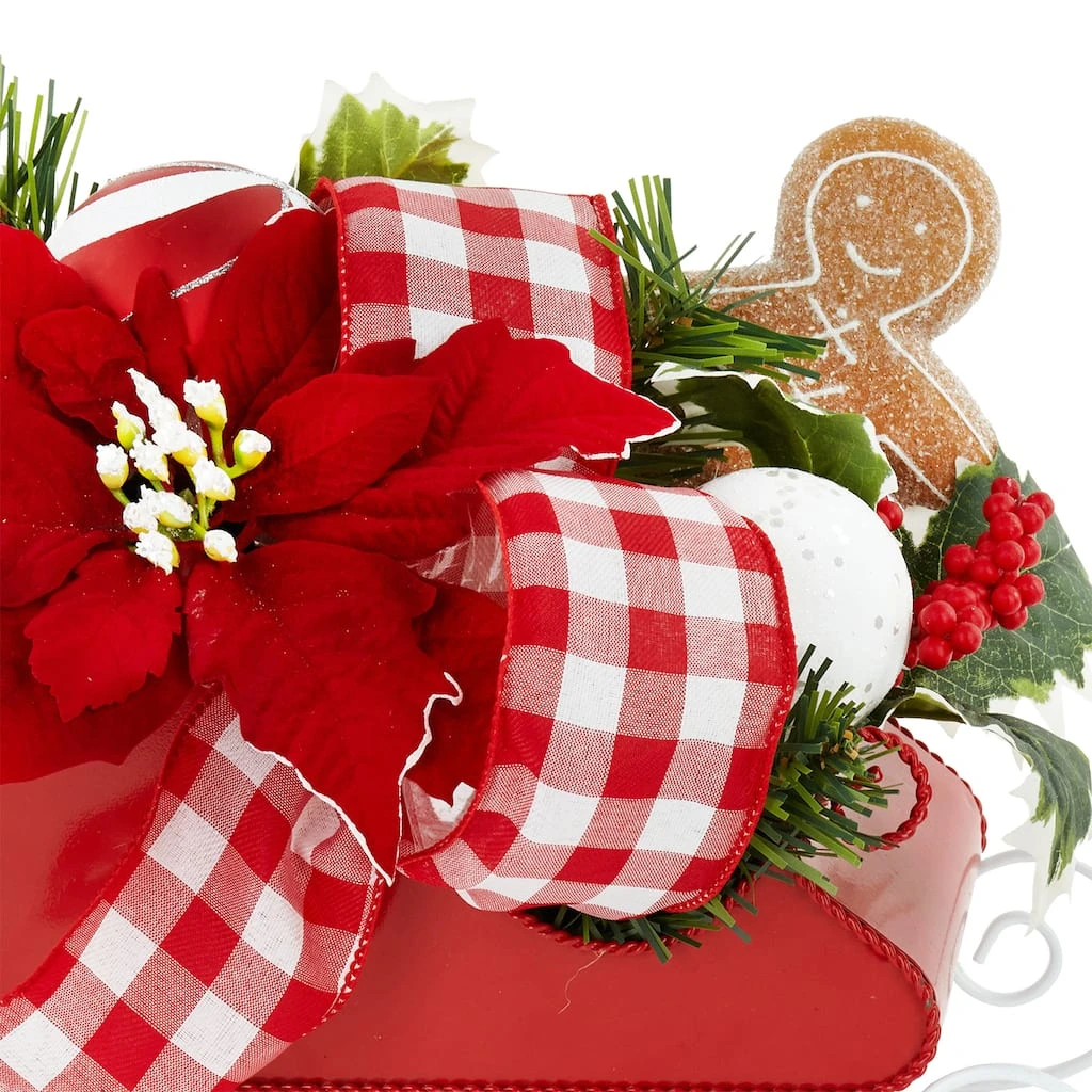 Budget ๐ฏ 12" Gingerbread & Holly Berries Sleigh Table Display by Ashland® โ๏ธ 4 Budget ๐ฏ 12" Gingerbread & Holly Berries Sleigh Table Display by Ashland® โ๏ธ - Image 2